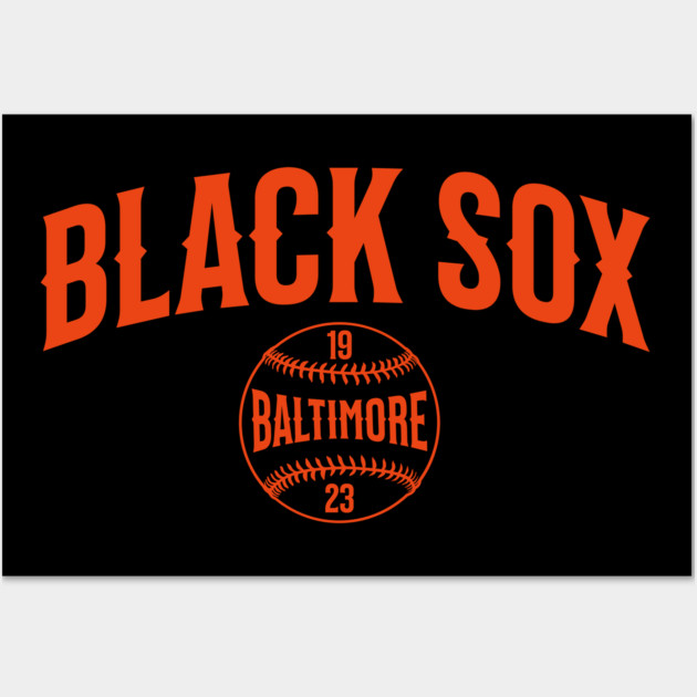 Baltimore Black Sox Negro League Baseball Wall Art by UrbanLifeApparel