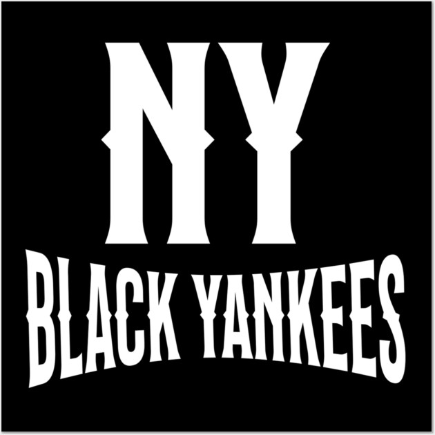 New York Black Yankees - Negro League Baseball Wall Art by UrbanLifeApparel