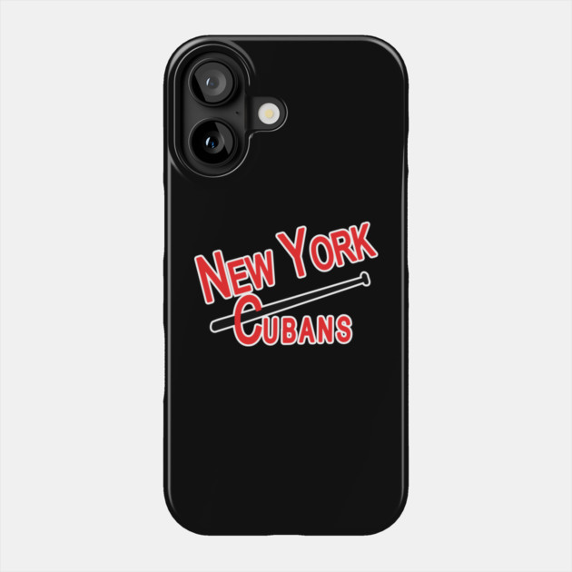 The New York Cubans - Negro league baseball team Phone Case by UrbanLifeApparel