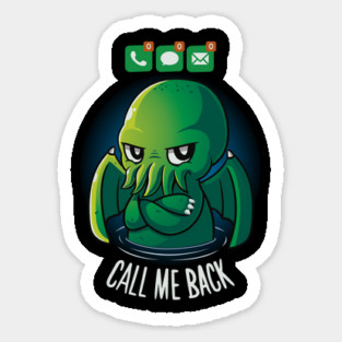 Lovecraft  Cthulhu - Horror Sticker