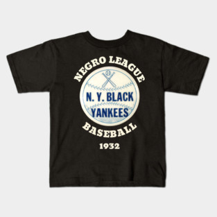 The NY Black Yankees Negro League Baseball Kids T-Shirt