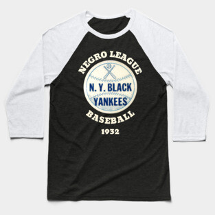 The NY Black Yankees Negro League Baseball Baseball T-Shirt