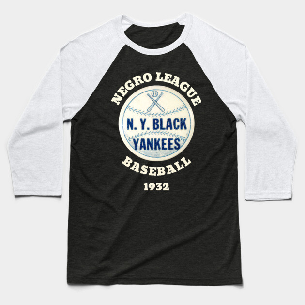 The NY Black Yankees Negro League Baseball Baseball T-Shirt by UrbanLifeApparel