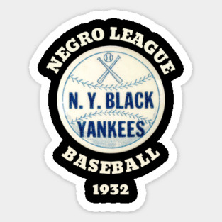 The NY Black Yankees Negro League Baseball Magnet