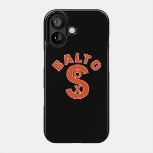 The Baltimore Black Sox Negro League Baseball Logo Phone Case