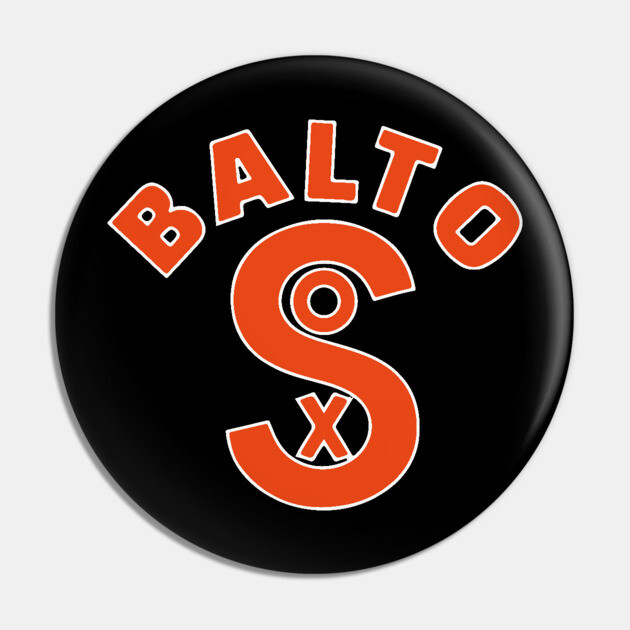 The Baltimore Black Sox Negro League Baseball Logo Pin by UrbanLifeApparel
