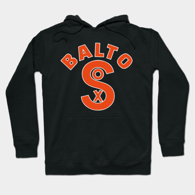 The Baltimore Black Sox Negro League Baseball Logo Hoodie by UrbanLifeApparel