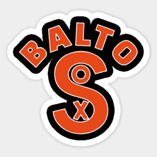 The Baltimore Black Sox Negro League Baseball Logo Magnet