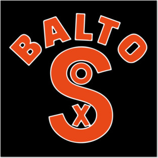 The Baltimore Black Sox Negro League Baseball Logo Posters and Art