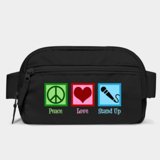 Peace Love Stand Up Comedy Bag