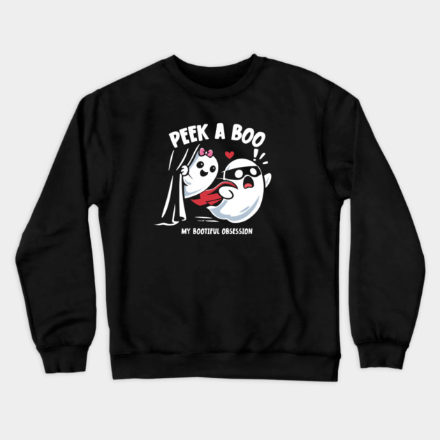 PEEK A BOO Crewneck Sweatshirt by artslaves