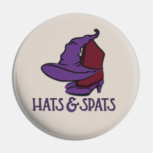 Hats and Spats Witchy Dark Pin