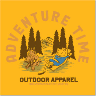 Adventure Time (Outdoor Apparel) Posters and Art