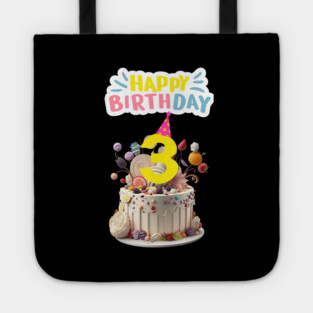 Happy Birthday 3th Tote