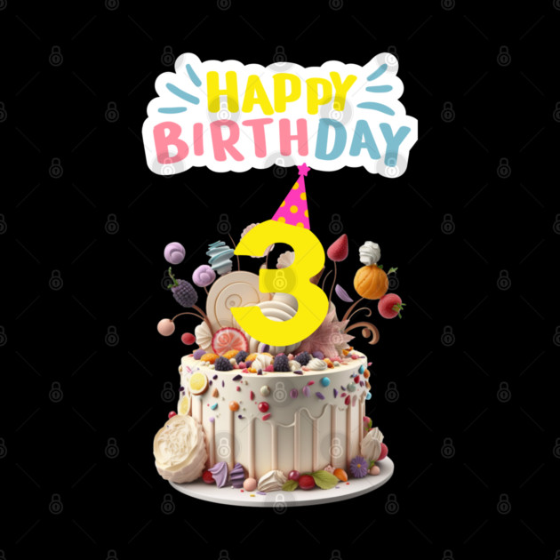 Happy Birthday 3th by BlackMeme94