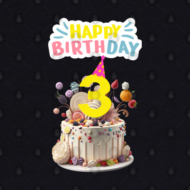 Happy Birthday 3th by BlackMeme94