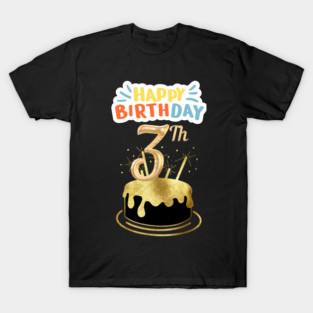 Happy Birthday 3th T-Shirt