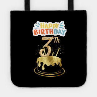 Happy Birthday 3th Tote