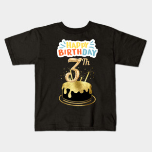 Happy Birthday 3th Kids T-Shirt