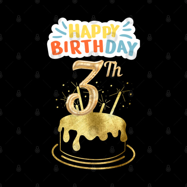 Happy Birthday 3th by BlackMeme94