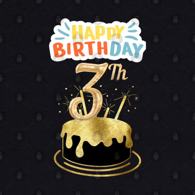 Happy Birthday 3th by BlackMeme94
