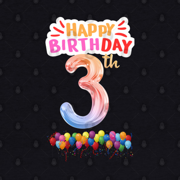 Happy Birthday 3th by BlackMeme94
