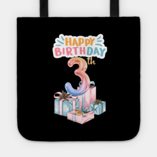 Happy Birthday 3th Tote