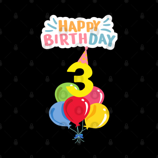 Happy Birthday 3th by BlackMeme94