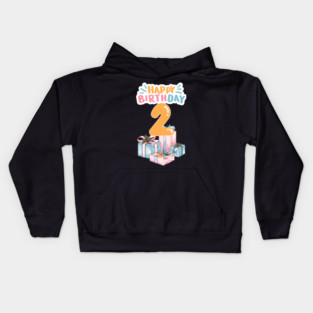 Happy Birthday 2th Kids Hoodie