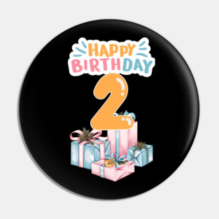 Happy Birthday 2th Pin