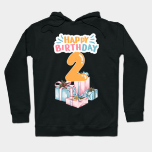 Happy Birthday 2th Hoodie