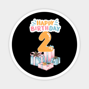 Happy Birthday 2th Magnet