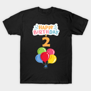 Happy Birthday 2th T-Shirt