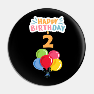 Happy Birthday 2th Pin