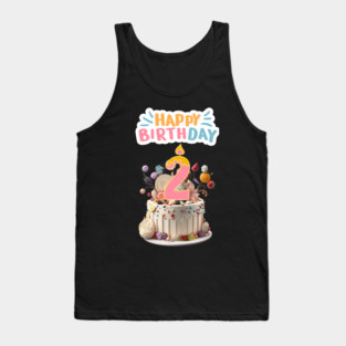 Happy Birthday 2th Tank Top