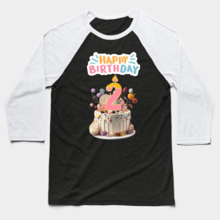 Happy Birthday 2th Baseball T-Shirt