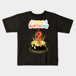 Happy Birthday 2th Kids T-Shirt