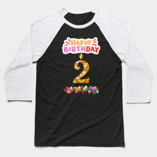 Happy Birthday 2th Baseball T-Shirt