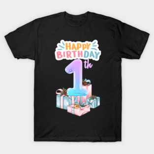 Happy Birthday 1th T-Shirt