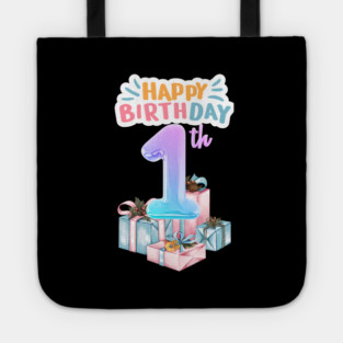 Happy Birthday 1th Tote
