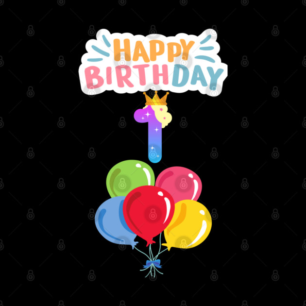 Happy Birthday 1th by BlackMeme94