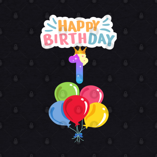 Happy Birthday 1th by BlackMeme94