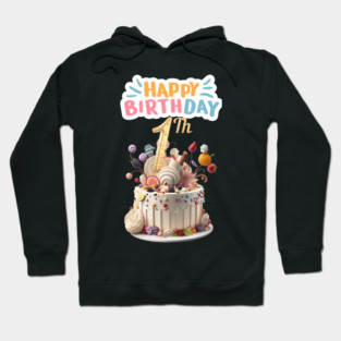 Happy Birthday 1th Hoodie