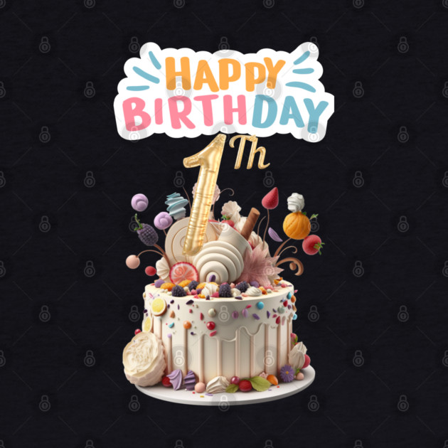 Happy Birthday 1th by BlackMeme94