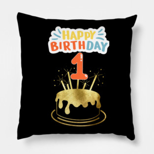 Happy Birthday 1th Pillow