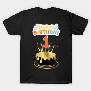 Happy Birthday 1th T-Shirt