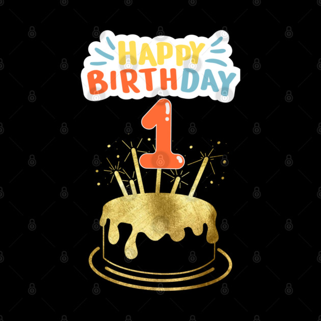 Happy Birthday 1th by BlackMeme94