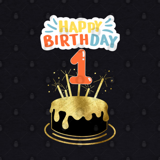Happy Birthday 1th by BlackMeme94