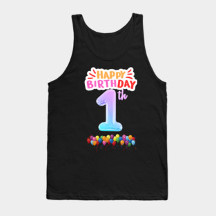 Happy Birthday 1th Tank Top