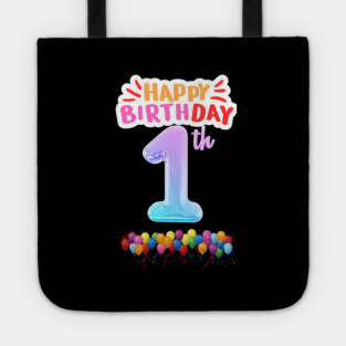 Happy Birthday 1th Tote